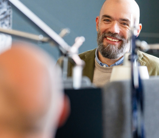 7N agent in the Copenhagen office in a meeting